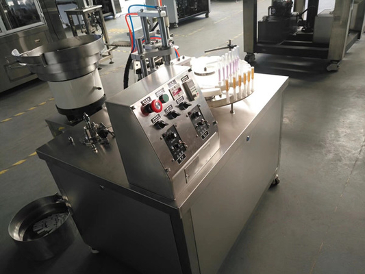 緊急停止付きの多ノズル液体/ペースト/粉末製薬物料詰め機